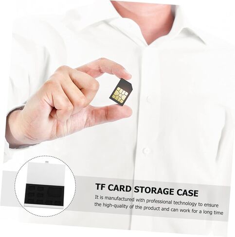 Artibetter Aluminum Alloy Card Storage Case 9 Slots Anti-Static Memory Holder for Travel and Organization Design for Easy Viewing in Saudi Arabia