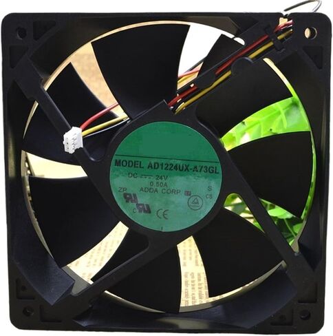 for AD1224UX-A73GL 24V 0.5A 6W 12cm 12025 120x120x25mm 3 Wires Frequency Converter Cooling Fan in Saudi Arabia