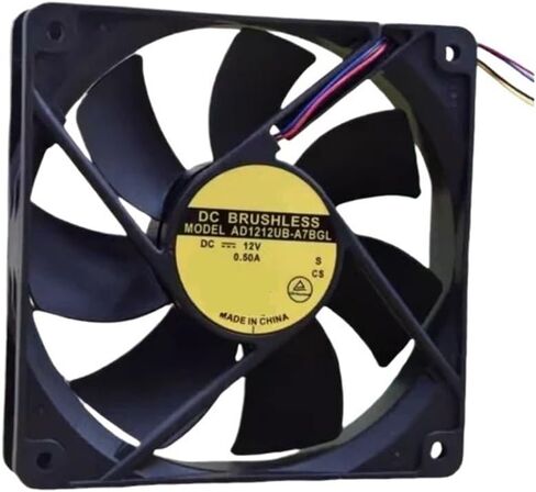 1 قطعة AD1212UB-A7BGL 0.50A 12 فولت 12025 12 سنتيمتر (3-سلك B2) in Kuwait