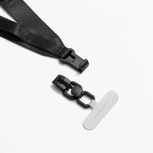 حزام كروس CASETiFY Fidlock Snappy - أسود/توت in Saudi Arabia