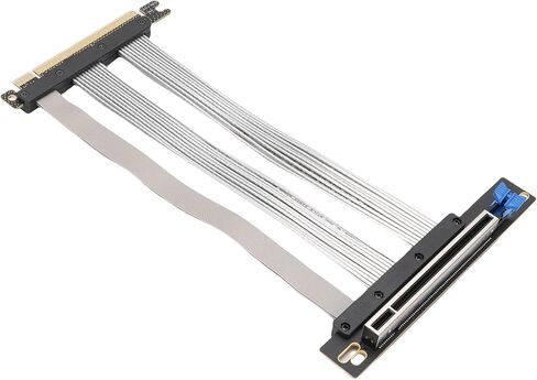 كابل تمديد PCIe 5.0 مرن من Dpofirs بتصميم مسطح: يدعم وحدات معالجة الرسومات الحالية والمستقبلية للألعاب القصوى وتطبيقات الذكاء الاصطناعي والجماليات الممتدة [1 × كابل PCIe 5.0 Riser] in Saudi Arabia