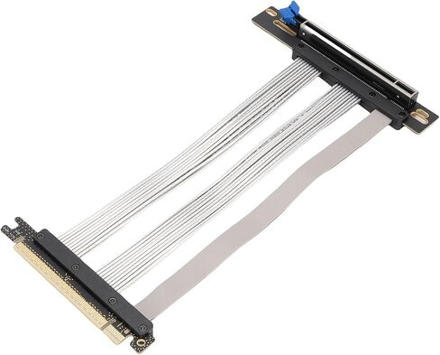 كابل تمديد PCIe 5.0 مرن من Dpofirs بتصميم مسطح: يدعم وحدات معالجة الرسومات الحالية والمستقبلية للألعاب القصوى وتطبيقات الذكاء الاصطناعي والجماليات الممتدة [1 × كابل PCIe 5.0 Riser] in Saudi Arabia