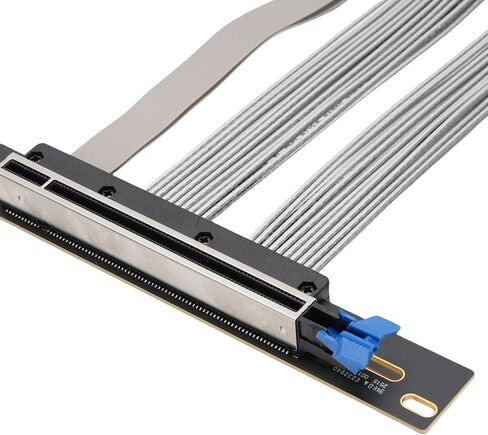 كابل تمديد PCIe 5.0 مرن من Dpofirs بتصميم مسطح: يدعم وحدات معالجة الرسومات الحالية والمستقبلية للألعاب القصوى وتطبيقات الذكاء الاصطناعي والجماليات الممتدة [1 × كابل PCIe 5.0 Riser] in Saudi Arabia