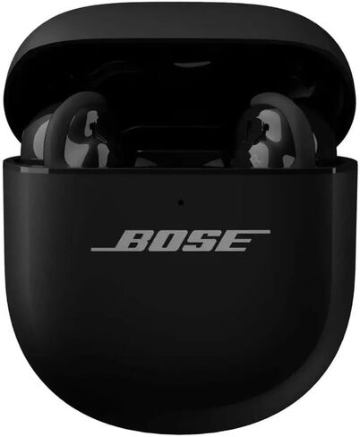 سماعات أذن Bose QuietComfort Ultra Bluetooth الجديدة (الجيل الثاني)، سماعات أذن لاسلكية بخاصية إلغاء الضوضاء، بطارية تصل إلى 6 ساعات، تصنيف IPX4، صوت غامر، باس عميق + شاحن حائط Green Extreme Wall (أسود) in Kuwait