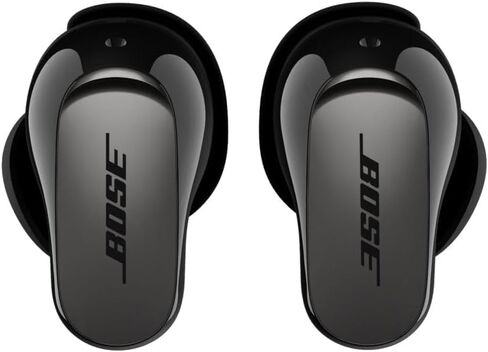 سماعات أذن Bose QuietComfort Ultra Bluetooth الجديدة (الجيل الثاني)، سماعات أذن لاسلكية بخاصية إلغاء الضوضاء، بطارية تصل إلى 6 ساعات، تصنيف IPX4، صوت غامر، باس عميق + شاحن حائط Green Extreme Wall (أسود) in Kuwait