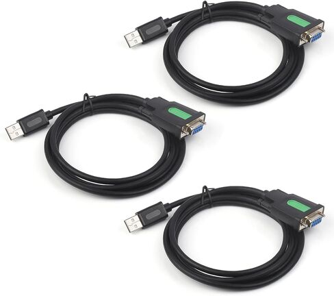 محول Waveshare 3 قطع USB صناعي إلى RS232 مع شريحة FT232RL FTDI الأصلية، متوافق مع نظام التشغيل بما في ذلك نظام التشغيل Mac OS، Linux، Windows 11/10/8.1/8/7/XP، الطول 1.5 متر، كابل USB إلى RS232 أنثى in Saudi Arabia