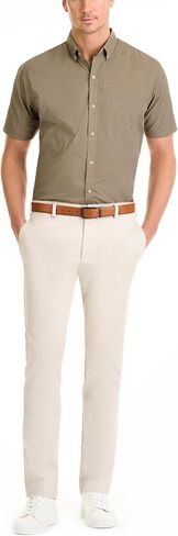 Van Heusen Men's Wrinkle Free Short Sleeve Button Down Check Shirt in Saudi Arabia