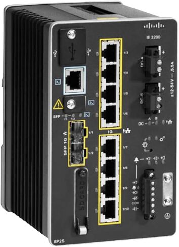 Catalyst IE-3200-8P2S-E Industrial Ethernet Switch - 8 Ports (PoE) and 2 SFP Slots (New Sealed) in Saudi Arabia