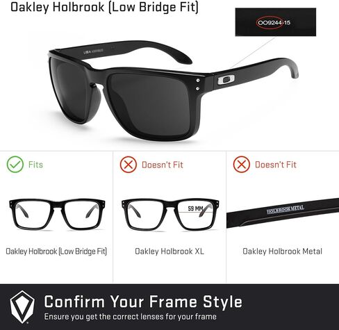 عدسات استبدال Revant لـ Oakley Holbrook (Fit Asian) in Saudi Arabia