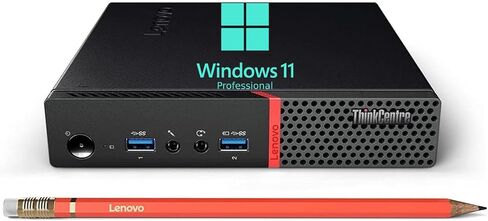 Lenovo ThinkCentre M700 Tiny Desktop Computer PC, Intel Quad Core i3-6100T 3.2GHz, 8G DDR4, 256G SSD, USB WiFi, Keyboard & Mouse, 2 DisplayPort, Windows 11 Pro (Renewed) in Saudi Arabia