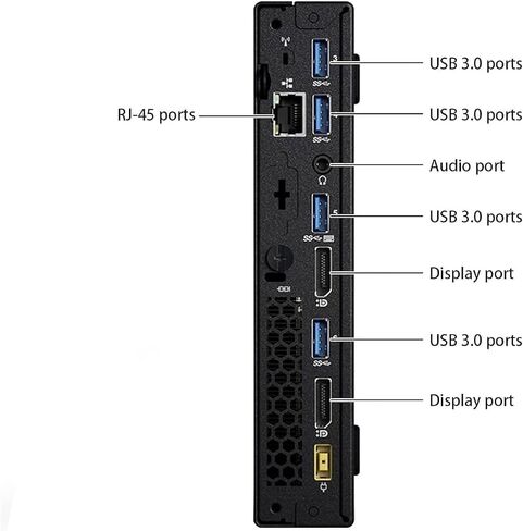 Lenovo ThinkCentre M700 Tiny Desktop Computer PC, Intel Quad Core i3-6100T 3.2GHz, 8G DDR4, 256G SSD, USB WiFi, Keyboard & Mouse, 2 DisplayPort, Windows 11 Pro (Renewed) in Saudi Arabia