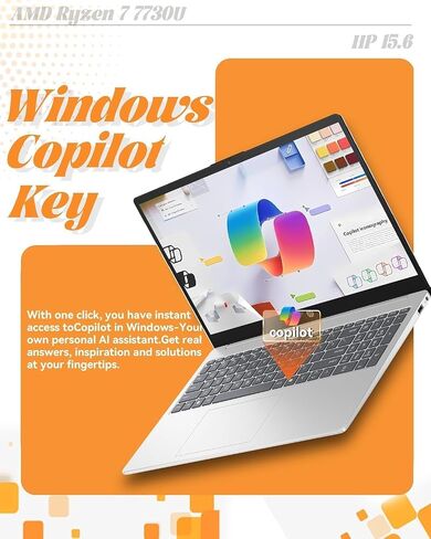 كمبيوتر محمول HP جديد بشاشة لمس FHD مقاس 15.6 بوصة موديل 2025/2026، وحدة المعالجة المركزية Intel Core i3 القوية من الجيل الثالث عشر (8 النواة)، ذاكرة الوصول العشوائي 16 جيجابايت، 256 جيجابايت SSD، USB-C، HDMI، Windows 11، Microsoft Office، Moonlight Blue، in Saudi Arabia