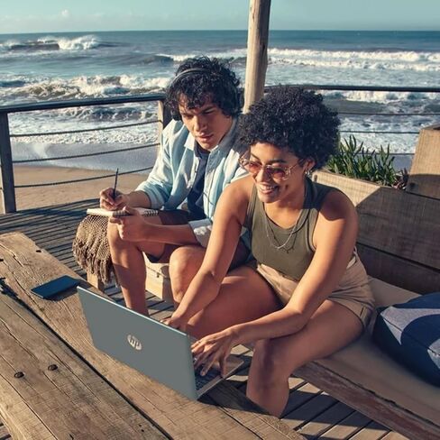 كمبيوتر محمول HP جديد بشاشة لمس FHD مقاس 15.6 بوصة موديل 2025/2026، وحدة المعالجة المركزية Intel Core i3 القوية من الجيل الثالث عشر (8 النواة)، ذاكرة الوصول العشوائي 16 جيجابايت، 256 جيجابايت SSD، USB-C، HDMI، Windows 11، Microsoft Office، Moonlight Blue، in Saudi Arabia