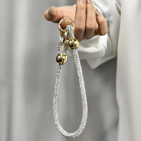 حزام معصم للهاتف الماسي الفاخر مع شريط ووسادة (Z-Silver) in Kuwait