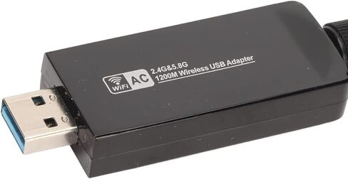 بطاقة Keenso 1200Mbps Dual Band USB 3.0 اللاسلكية W50L 5DB لـ RTL8812AU لنظام Android، وضع AP، مادة ABS in Kuwait