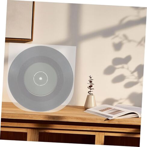 50Pcs Vinyl Record Sleeves Static Protective Covers for Albums Safeguard Against Scratches and Damage for Vinyl Record Storage and Preservation in Saudi Arabia