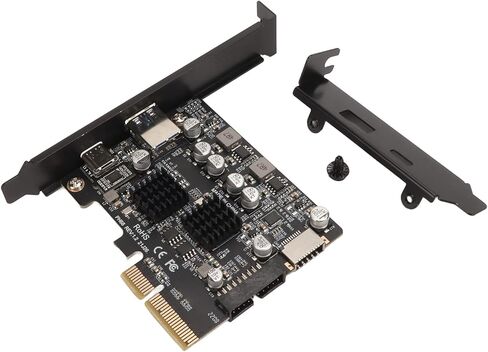 بطاقة CHICIRIS Pcie من النوع C بسرعة 10 جيجابت في الثانية عالية السرعة بطاقة Pci Express أداء مستقر لمواد الكمبيوتر المكتبي لوحة الدوائر المطبوعة دبوس مطلي بالذهب in Saudi Arabia