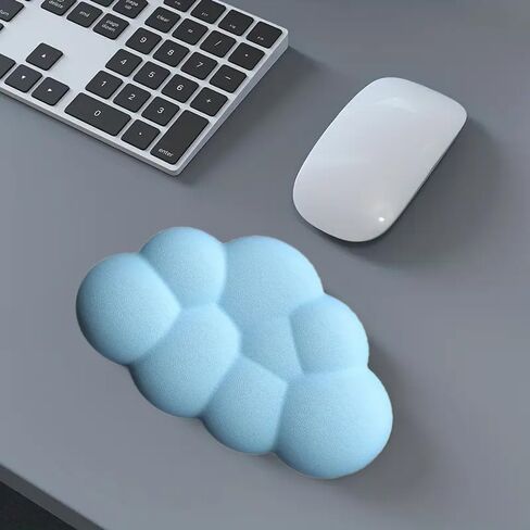 Ergonomic Mouse Wrist Rest – Non-Slip Memory Foam Support for Comfortable Typing and Gaming, Idea for Home Office Use in Saudi Arabia