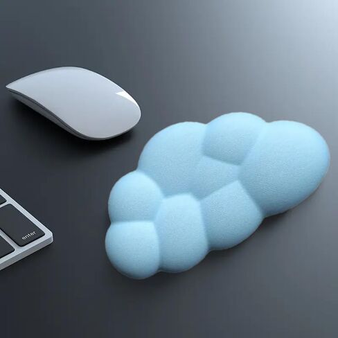 Ergonomic Mouse Wrist Rest – Non-Slip Memory Foam Support for Comfortable Typing and Gaming, Idea for Home Office Use in Saudi Arabia