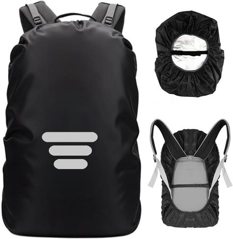 Outdoor hiking and cycling backpack waterproof cover black in Saudi Arabia