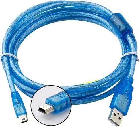 USB-TK6070 MT6000 MT8000 Suitable for MT8071IP Series Touch Panel Screen HMI USB Port Programming Download Cable(Blue GoldPlated Type,3 mins) in Saudi Arabia