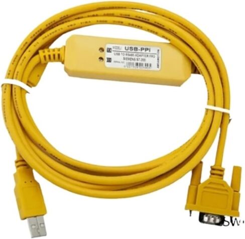 USB-PPI Cabo De Programação، محول USB لـ RS485، Apto لـ S7-200 (أصفر اقتصادي) in Saudi Arabia