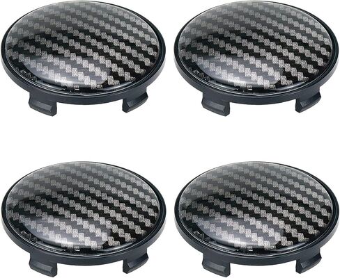 Modengzhe 57mm Wheel Rim Hub Center يغطي Center Caps استبدال 54 ملم Lug to Lug (Black) - 4pcs in Kuwait