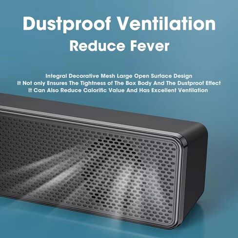 Computer Speakers Wired USB-Powered Sound-bar with Stereo Sound for PC Desktop Plug -n-Play 3.5mm Jack Computer Speakers for Desktop in Saudi Arabia