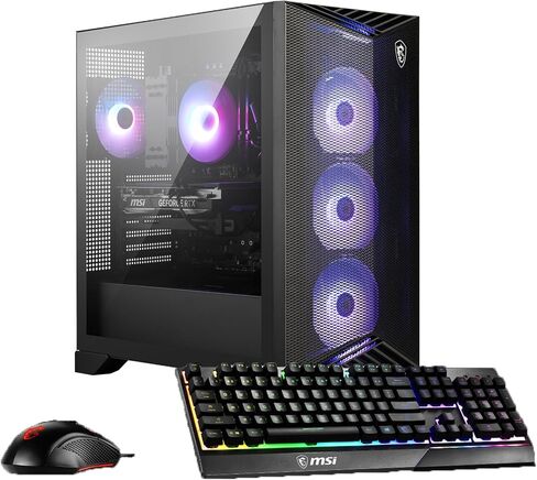 msi Aegis R2 Gaming Desktop, Intel i7-14700F Processor, NVIDIA RTX 5060Ti, 64GB DDR5 RAM, 4TB SSD, Gaming Keyboard & Mouse, VR-Ready, Wi-Fi 7, Windows 11 Pro in Saudi Arabia