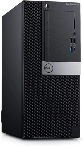 Dell Optiplex 5070 SFF Desktop | Core i7-9700 - 512GB SSD Hard Drive - 16GB RAM | 8 cores @ 4.7 GHz Win 11 Pro Black (Renewed) in Saudi Arabia