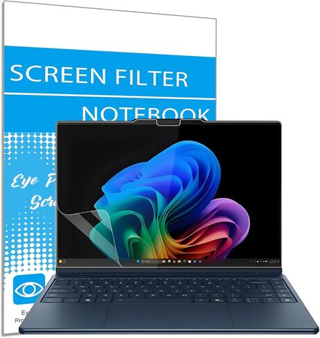 واقي شاشة مضاد للتوهج من i-Tensodo لجهاز Lenovo Yoga 9i 2 في 1 14 بوصة (14IMH9)، Lenovo Yoga 9i Aura Edition 2 في 1 14 بوصة (141LL10) كمبيوتر محمول بشاشة تعمل باللمس، فلتر حماية للعين مضاد للتوهج in Saudi Arabia