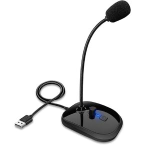 USB سلك مؤتمر Gooseneck ميكروفون التدريس البث الحد من الضوضاء مكثف وحدات التخزين لميكروفون USB للكمبيوتر in Saudi Arabia