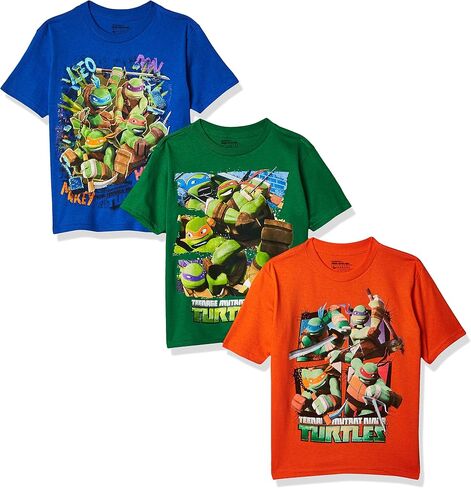 مجموعة من 3 قمصان صوفية من Teenage Mutant Ninja Turtles للأطفال الصغار إلى الأطفال الكبار in Kuwait