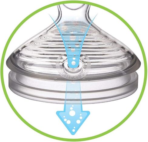 NUK Simply Natural Replacement Nipples, Medium Flow, 2pk in Saudi Arabia