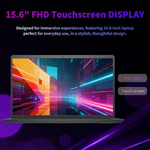 Dell Inspiron 15 3535 Touchscreen Business Laptop - AMD Ryzen 7 7730U Processor (8 Cores), 15.6" Anti Glare FHD Display, 16GB RAM, 1TB SSD, Numeric Keypad, Webcam, Win 11 Pro in Saudi Arabia