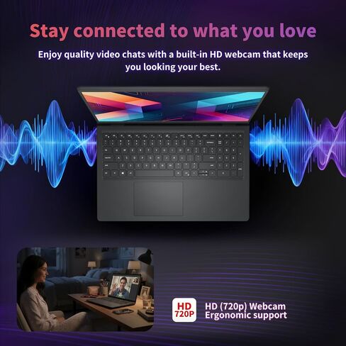 Dell Inspiron 15 3535 Touchscreen Business Laptop - AMD Ryzen 7 7730U Processor (8 Cores), 15.6" Anti Glare FHD Display, 16GB RAM, 1TB SSD, Numeric Keypad, Webcam, Win 11 Pro in Saudi Arabia