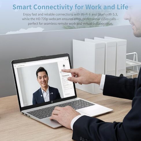 كمبيوتر محمول HP 15 بشاشة لمس - 15.6 بوصة FHD IPS، وحدة المعالجة المركزية Intel 10-Core i7 1355U، ذاكرة وصول عشوائي 32 جيجابايت + 1 تيرابايت SSD، رسومات Intel Iris Xe، لوحة رقمية، WIFI6، كمبيوتر Copilot AI، Win11 Pro، مع ملحقات in Saudi Arabia
