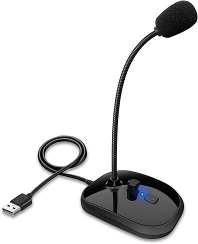 USB سلك مؤتمر Gooseneck ميكروفون التدريس البث الحد من الضوضاء مكثف وحدات التخزين لميكروفون USB للكمبيوتر in Saudi Arabia