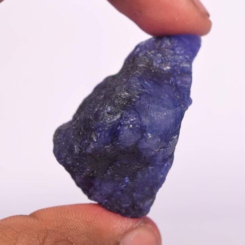 GEMHUB Natural AAA++ Quality Sapphire 34.00 Ct Certified Healing Crystal Raw Rough Blue Sapphire Gemstone in Kuwait