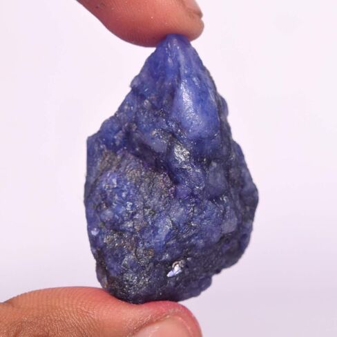 GEMHUB Natural AAA++ Quality Sapphire 34.00 Ct Certified Healing Crystal Raw Rough Blue Sapphire Gemstone in Kuwait