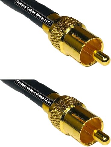 6 feet RG58 RCA Male to RCA Male RF Pigtail Coaxial Cable in Kuwait