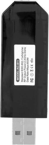 SUNGOOYUE AC-811 Wireless WiFi Adapter, ABS Material, 600Mbps Dual Band Support for 802.11ac, Ideal for Home and Office Use in Saudi Arabia