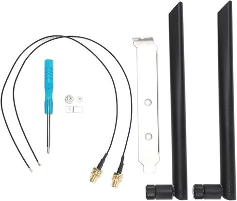 محول Drfeify WiFi 7 BT5.4 اللاسلكي بسرعة 8774 ميجابت في الثانية للاتصال السلس بالإنترنت، متوافق مع 11، لأجهزة الكمبيوتر in Saudi Arabia
