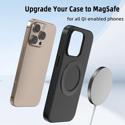 ورقة حلقة معدنية مغناطيسية عالمية لملصق MagSafe، عبوتان من لوحة مغناطيسية قوية لحافظة الهاتف، متوافقة مع ملحقات Magsafe والشحن اللاسلكي، عبوة من 2، أسود in Saudi Arabia