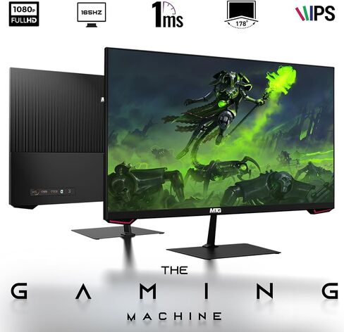 كمبيوتر سطح المكتب للألعاب TechMagnet، Intel i5 الجيل السادس، Zeus Pro 6، GT 1030 2GB DDR5، 16GB RAM ARGB، 1TB SSD + 4TB HDD، شاشة ألعاب MTG 24 بوصة منحنية، مجموعة RGB، Windows 11 (متجدد) in Saudi Arabia