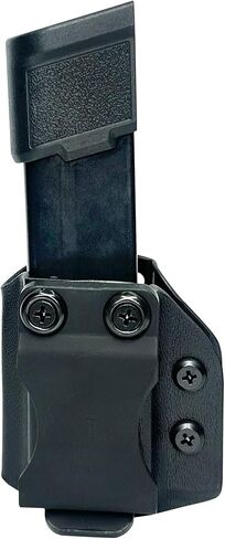IWB Double Stack Mag Pouch 9mm .40 حافظة مجلة Kydex EDC مع مشبك حزام، MRD داخل حامل ماج حزام الخصر، حامل مجلة شد قابل للتعديل in Kuwait
