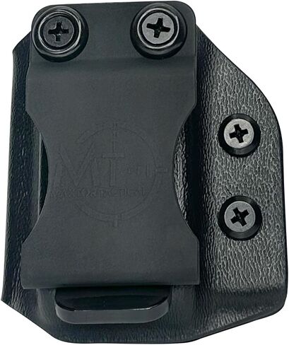 IWB Double Stack Mag Pouch 9mm .40 حافظة مجلة Kydex EDC مع مشبك حزام، MRD داخل حامل ماج حزام الخصر، حامل مجلة شد قابل للتعديل in Kuwait