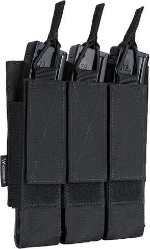 IDOGEAR Triple Mag Pouches التكتيكية مجلة الحقيبة Molle Open Top Kriss Mag Pouches لمجلات MP5 in Kuwait