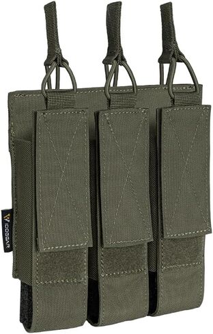 IDOGEAR Triple Mag Pouches التكتيكية مجلة الحقيبة Molle Open Top Kriss Mag Pouches لمجلات MP5 in Kuwait
