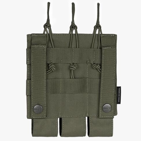 IDOGEAR Triple Mag Pouches التكتيكية مجلة الحقيبة Molle Open Top Kriss Mag Pouches لمجلات MP5 in Kuwait